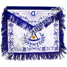 Masonic Regalia Blue Fringe Nicely Embroidered Aprons